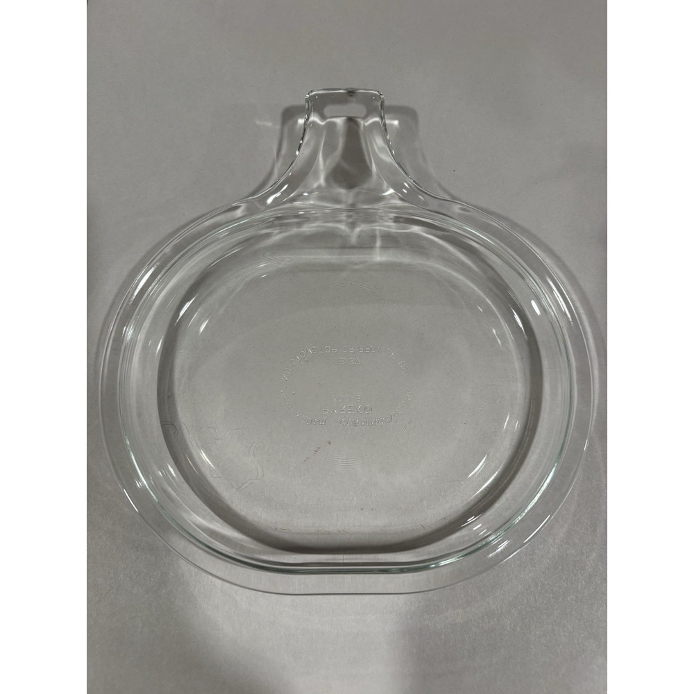 Set Of 3 Pyrex 600B Single Serve Casseroles Grab It Style Handled Bakers Lids